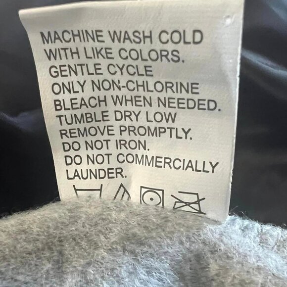 Size Large Light Gray Full Zip Fleece Jacket Road Chasers Motorcycle Logo - Picture 6 of 9